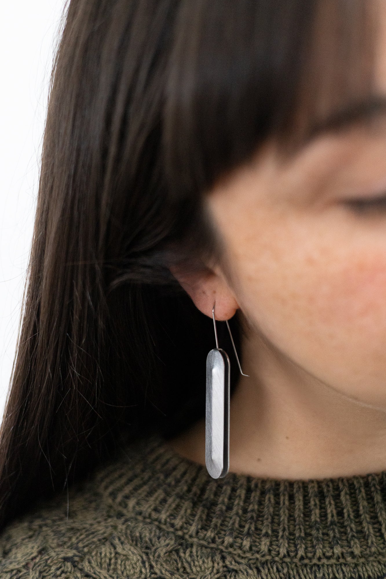 Oval Earrings - Large