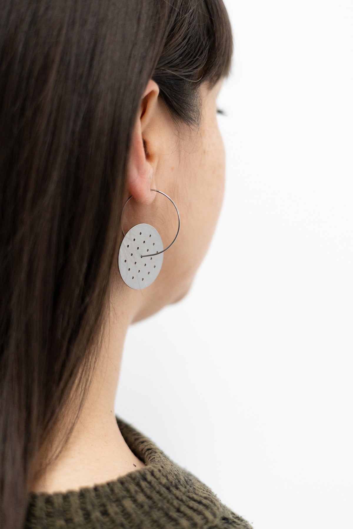 Perforated Earrings - Large