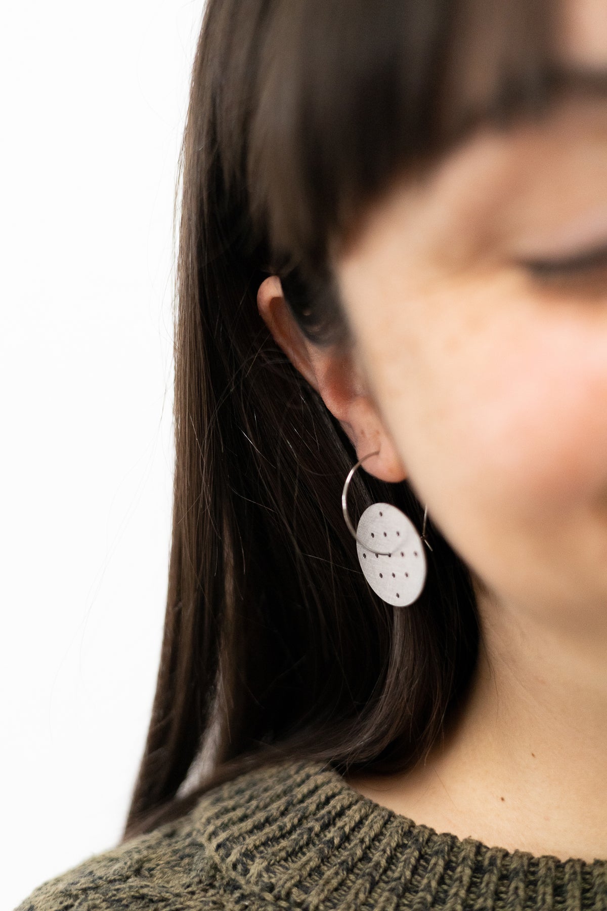 Perforated Earrings - Small