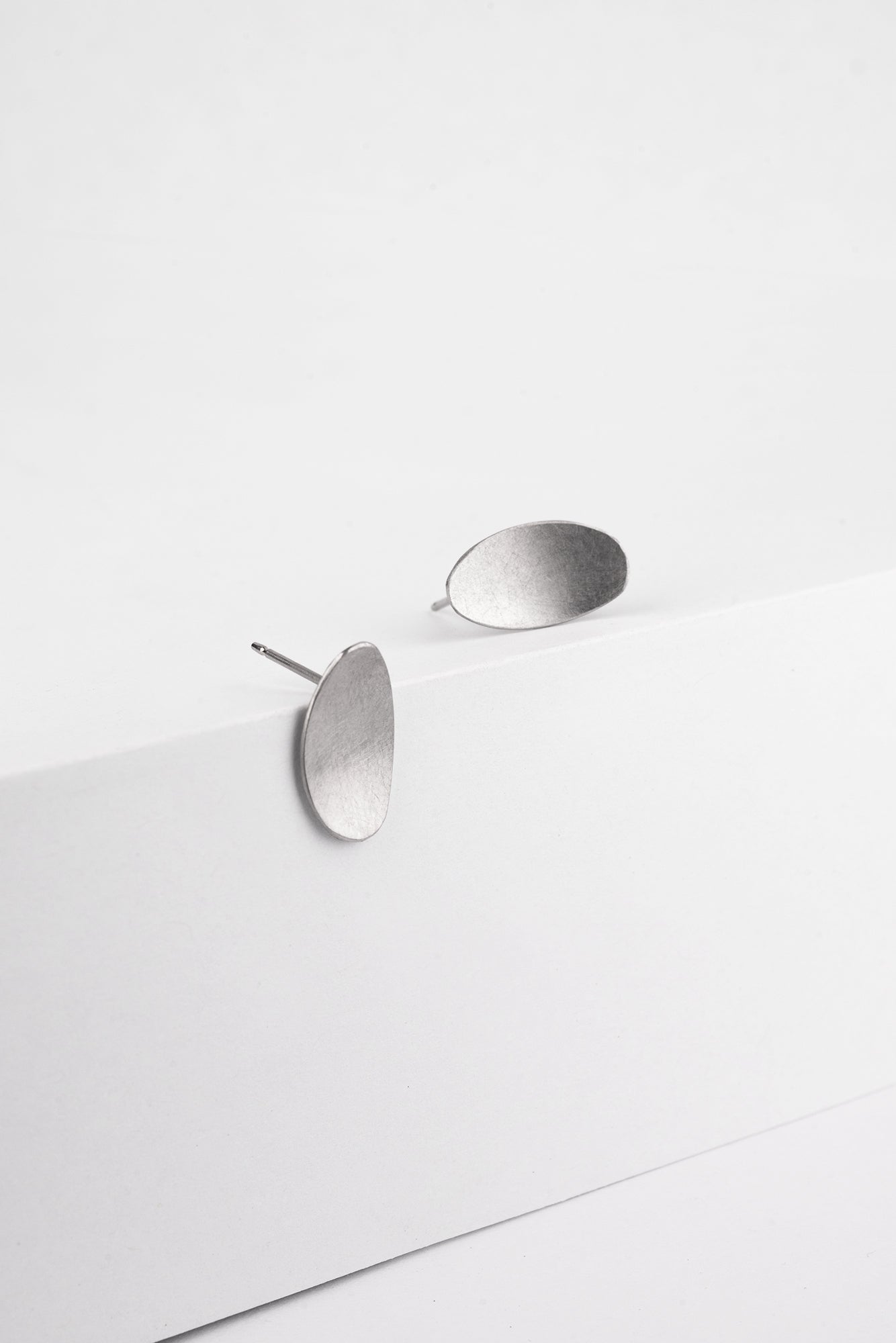 Oval Stud Earrings - Small